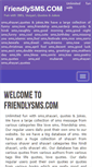 Mobile Screenshot of friendlysms.com