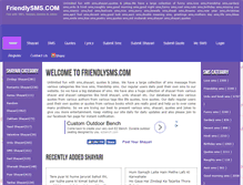 Tablet Screenshot of friendlysms.com